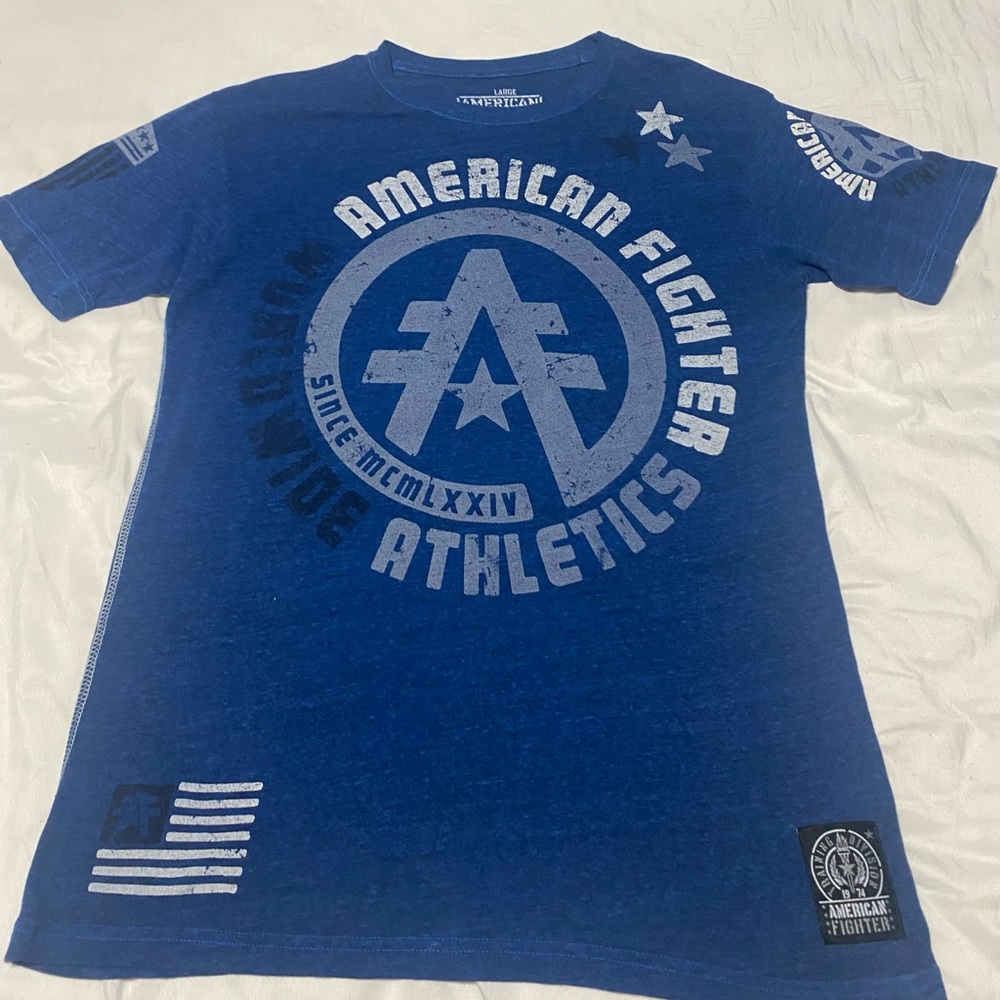 American fighter t-shirt Size Large
